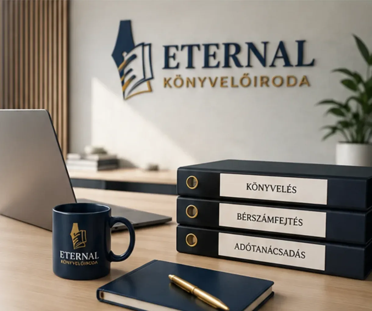 Eternal Könyvelőiroda modern irodai környezet